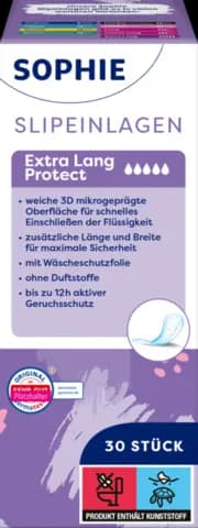 Slipeinlagen extra lang protect 30ST von SOPHIE