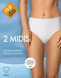 Damen Midi Weiß 30 Gr.48/50 von NUR DIE