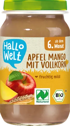 Apfel Mango mit Vollkorn von HALLO WELT