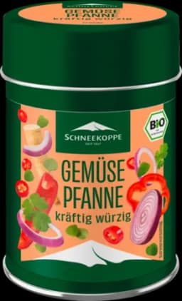 Bio Gemüse Pfanne kräftig würzig von SCHNEEKOPPE