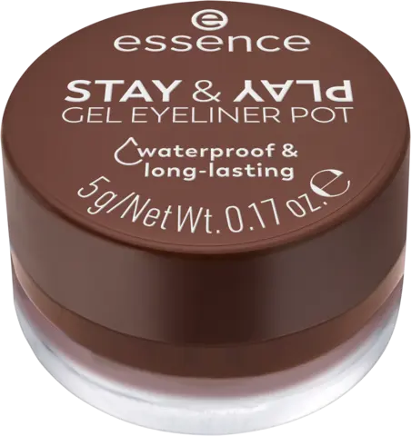 Stay & Play Gel Eyeliner brown 02 von ESSENCE