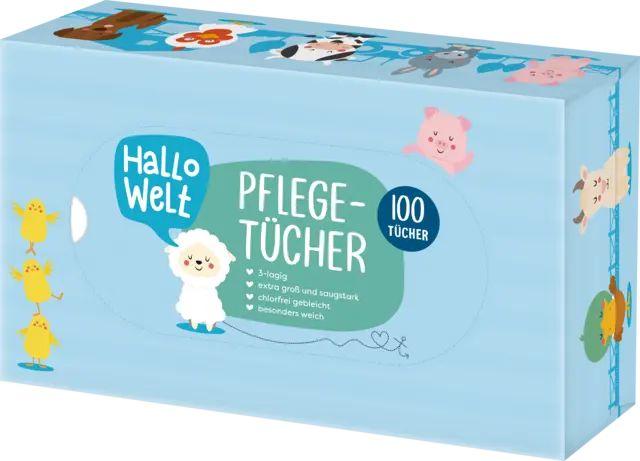 Pflegetücher von HALLO WELT