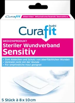 Steriler Wundverband Sensitiv von CURAFIT