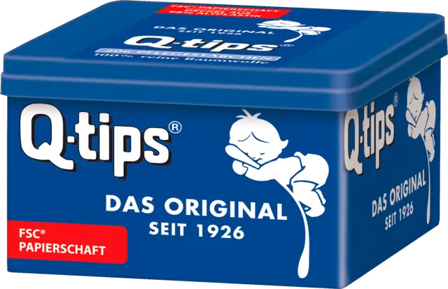 Stäbchen Box von Q-TIP