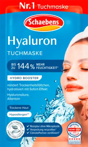 Hyaluron Tuchmaske von SCHAEBENS