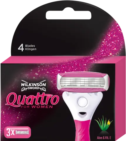 Quattro for Women Rasierklingen von WILKINSON