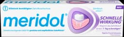 Schnelle Wirkung Zahnpasta von MERIDOL