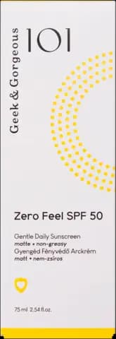 Zero Feel SPF50 von Geek & Gorgeous