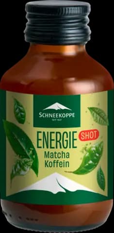 Bio Kombucha Shot Energie mit Matcha & Koffein von SCHNEEKOPPE