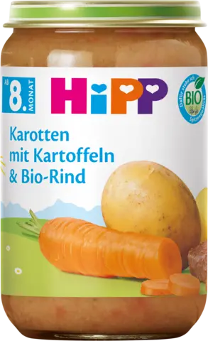 Bio Kartoffel-Gemüse mit Bio-Rind ab 8. Monat von HIPP