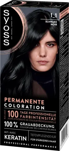 Permanente Coloration 1_1 Schwarz von SYOSS