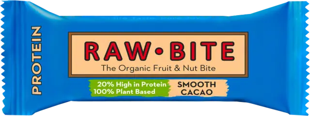 Bio Fruchtriegel Protein Smooth Cacao von RAW BITE