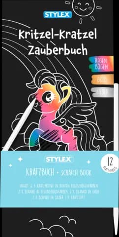Kratzbuch 21 x 12 cm von STYLEX