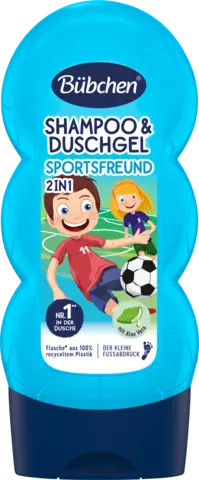 Kids Shampoo & Duschgel Sportsfreund von BUEBCHEN
