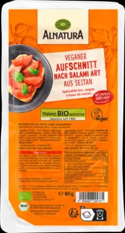 Bio Vegane Salami aus Seitan von ALNATURA