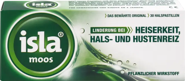 Moos Halspastillen von ISLA