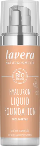 Hyaluron Liquid Foundation 02 cool ivory von LAVERA