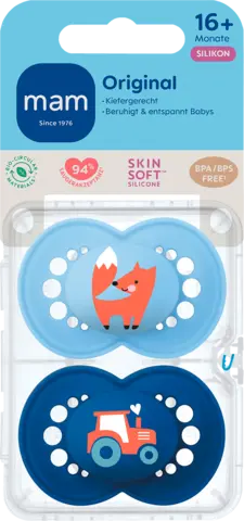 Original Schnuller matt Silikon 16+ Monate von MAM