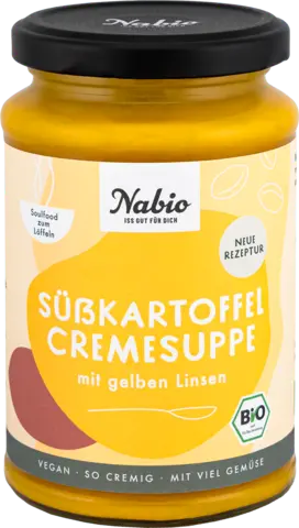 Bio Süßkartoffel Cremesuppe von NABIO