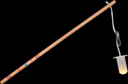 LED-Laternenstab Holz von TIB