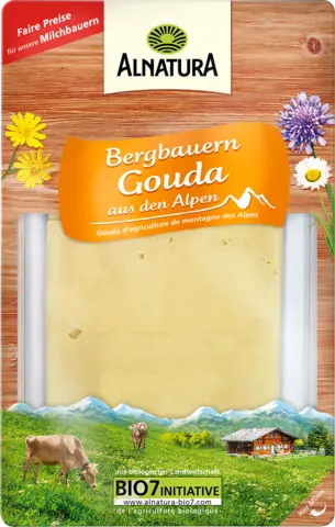 Bio Gouda in Scheiben 40 % Fett i. Tr. von ALNATURA
