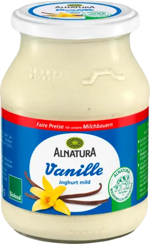 Bio Joghurt Vanille 3,8 % Fett von ALNATURA
