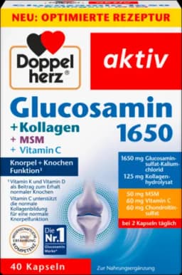 aktiv Glucosamin 1650 + Kollagen + MSM + Vitamin C von DOPPELHERZ