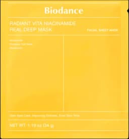 Radiant Vita Niacinamide Real Deep Mask von BIODANCE