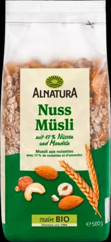 Bio Nuss Müsli von ALNATURA