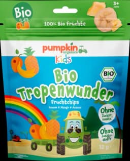 Bio Pumpkin Organics Tropenwunder Fruchtchips ab 3+ Jahren 12g von PUMPKIN ORGANICS
