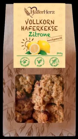 Haferkekse Zitrone von HAFERHERZ