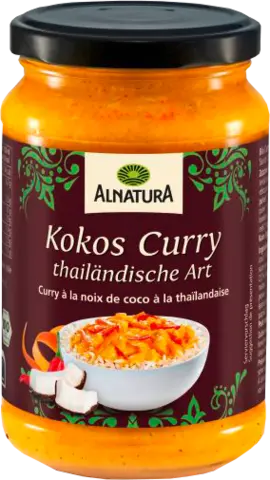 Bio Kokos Curry thailändische Art von ALNATURA