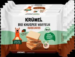 Bio Haselnusswaffeln von KRÜMEL