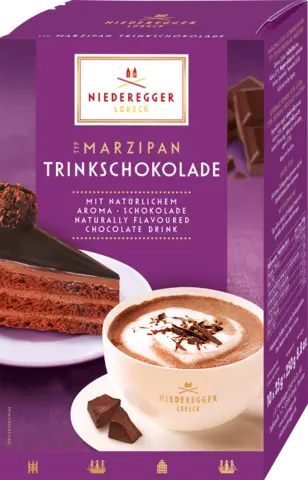 Marzipan Trinkschokolade von NIEDEREGGER