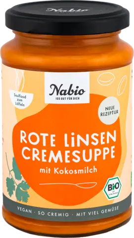 Bio Rote Linsen Cremesuppe von NABIO