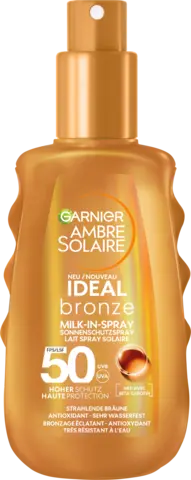 Ambre Solaire Ideal Bronze Milk-in-Spray Sonnenschutzspray LSF 50 von AMBRE SOLAIRE
