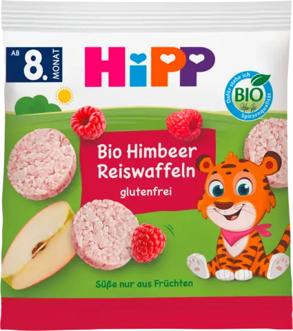 Bio Reiswaffeln Himbeer ab 8. Monat von HIPP