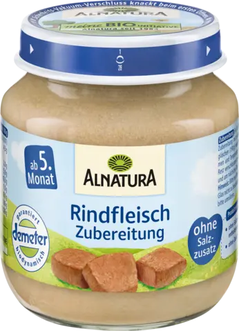 Demeter Rindfleisch Zubereitung nach dem 4. Monat von ALNATURA