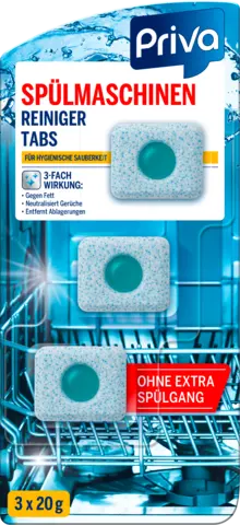 Spülmaschinenreiniger Tabs von PRIVA