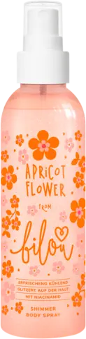 Bilou Shimmer Bodyspray Apricot Flower von BILOU