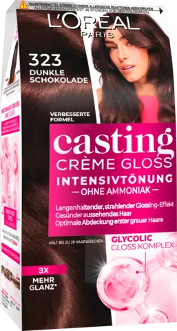 Casting Crème Gloss Pflegende Intensivtönung 323 Dunkle Schokolade von CASTING CREME GLOSS