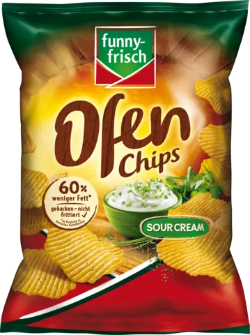 Ofen Chips Sour Cream von FUNNY FRISCH