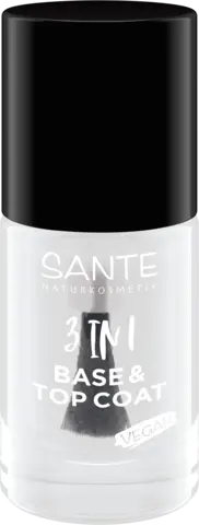 3 in 1 Base & Top Coat von SANTE