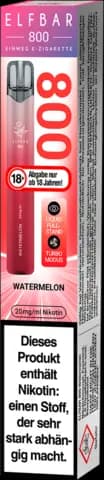 Einweg E-Zigarette Watermelon 800Züge von ELFBAR