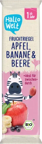 Riegel Apfel Banane von HALLO WELT