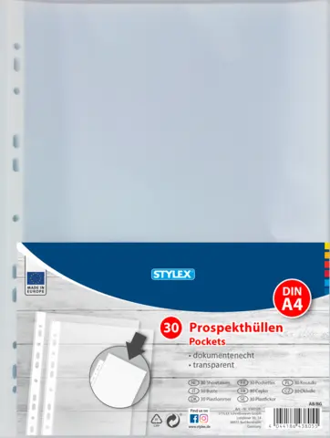 Prospekthülle A4 von STYLEX