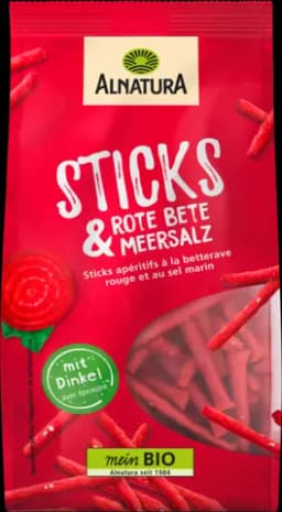 Bio Sticks Rote Bete & Meersalz von ALNATURA