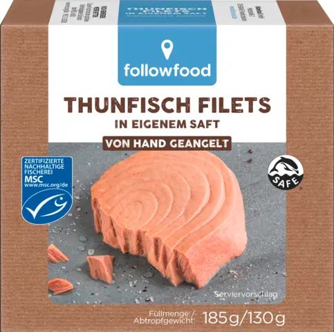 MSC Thunfisch Filets Natur von FOLLOWFOOD