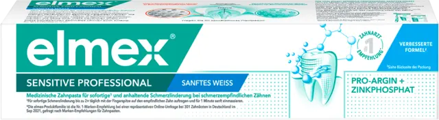 Sensitive Professional sanftes Weiß Zahnpasta von ELMEX