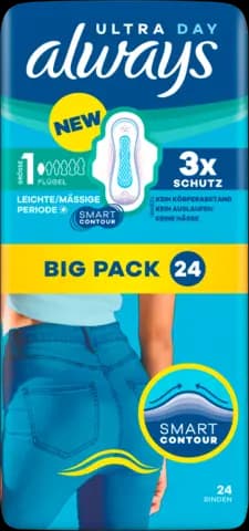 Damenbinden Ultra Normal mit Flügeln Big Pack Gr.1 von ALWAYS